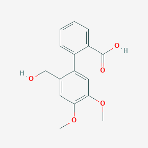 2'-(Hydroxymethyl)-4',5'-dimethoxy[1,1'-biphenyl]-2-carboxylic acid