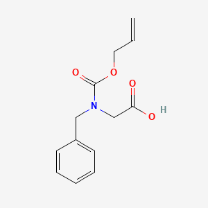 molecular formula C13H15NO4 B1459264 (烯丙氧羰基苯甲氨基)-乙酸 CAS No. 1796479-31-6