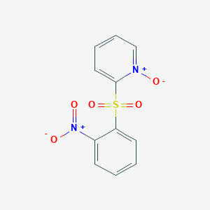 2-(2-Nitrobenzene-1-sulfonyl)-1-oxo-1lambda~5~-pyridine