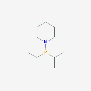 molecular formula C11H24NP B14592651 1-[Di(propan-2-yl)phosphanyl]piperidine CAS No. 61388-50-9