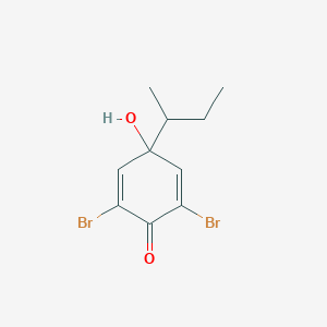 2,6-Dibromo-4-(butan-2-yl)-4-hydroxycyclohexa-2,5-dien-1-one