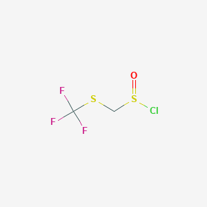 [(Trifluoromethyl)sulfanyl]methanesulfinyl chloride