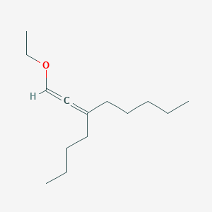 molecular formula C14H26O B14592718 5-(2-Ethoxyethenylidene)decane CAS No. 61147-80-6