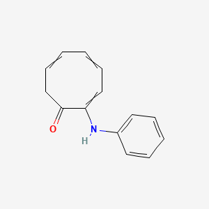 molecular formula C14H13NO B14592754 2-Anilinocycloocta-2,4,6-trien-1-one CAS No. 61173-58-8