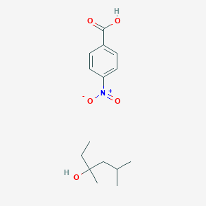 3,5-Dimethylhexan-3-ol;4-nitrobenzoic acid