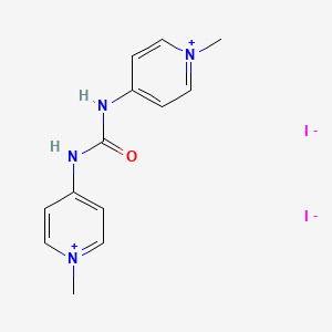 1,3-Bis(1-methylpyridin-1-ium-4-yl)urea;diiodide