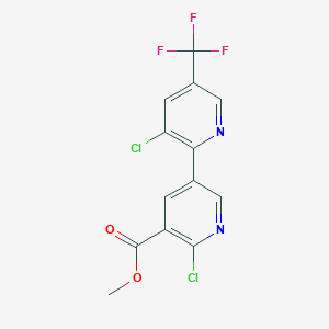 Methyl 3,6'-dichloro-5-(trifluoromethyl)-[2,3'-bipyridine]-5'-carboxylate