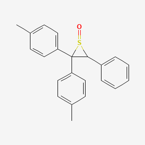 Thiirane, 2,2-bis(4-methylphenyl)-3-phenyl-, 1-oxide