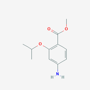 molecular formula C11H15NO3 B1459287 Methyl 4-amino-2-isopropoxybenzoate CAS No. 909563-22-0