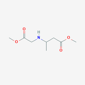 Methyl 3-[(2-methoxy-2-oxoethyl)amino]butanoate