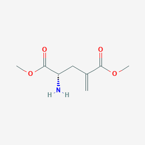 molecular formula C8H13NO4 B14592965 Dimethyl 4-methylidene-L-glutamate CAS No. 61541-22-8