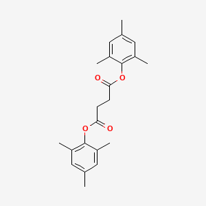 molecular formula C22H26O4 B14592979 Bis(2,4,6-trimethylphenyl) butanedioate CAS No. 61417-98-9