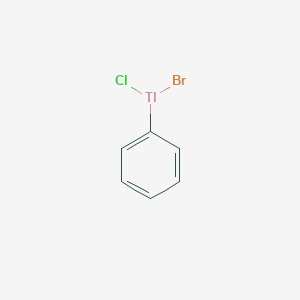 molecular formula C6H5BrClTl B14593022 Bromo(chloro)phenylthallane CAS No. 61366-91-4