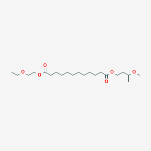 molecular formula C21H40O6 B14593041 2-Ethoxyethyl 3-methoxybutyl dodecanedioate CAS No. 61286-45-1