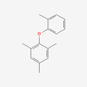 molecular formula C16H18O B14593050 1,3,5-Trimethyl-2-(2-methylphenoxy)benzene CAS No. 61343-90-6