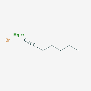 molecular formula C7H11BrMg B14593058 Magnesium, bromo-1-heptynyl- CAS No. 61307-38-8