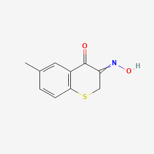 3-(Hydroxyimino)-6-methyl-2,3-dihydro-4H-1-benzothiopyran-4-one