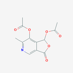 6-Methyl-3-oxo-1,3-dihydrofuro[3,4-c]pyridine-1,7-diyl diacetate