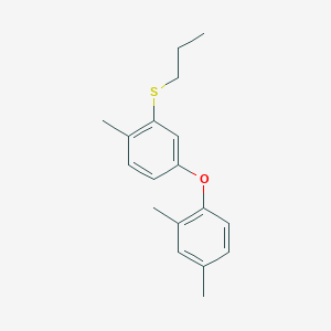 2,4-Dimethyl-1-[4-methyl-3-(propylsulfanyl)phenoxy]benzene