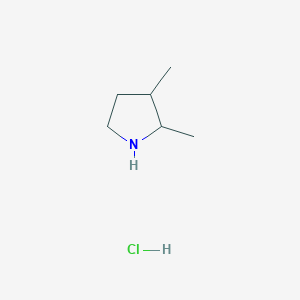 molecular formula C6H14ClN B1459310 2,3-二甲基吡咯烷盐酸盐 CAS No. 1375474-39-7