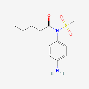 N-(4-Aminophenyl)-N-(methanesulfonyl)pentanamide