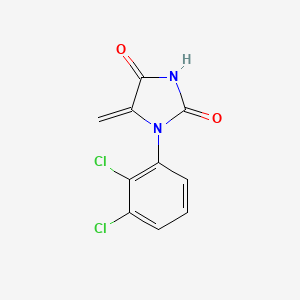 molecular formula C10H6Cl2N2O2 B14593135 1-(2,3-Dichlorophenyl)-5-methylideneimidazolidine-2,4-dione CAS No. 61574-97-8