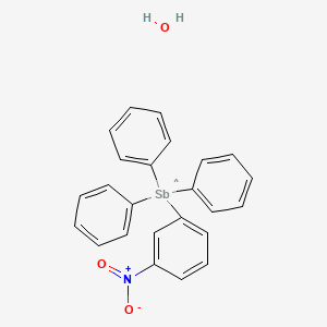 molecular formula C24H21NO3Sb B14593136 CID 78066220 