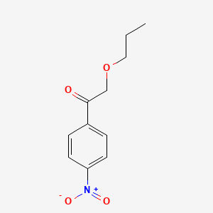 molecular formula C11H13NO4 B14593137 1-(4-Nitrophenyl)-2-propoxyethan-1-one CAS No. 61493-24-1