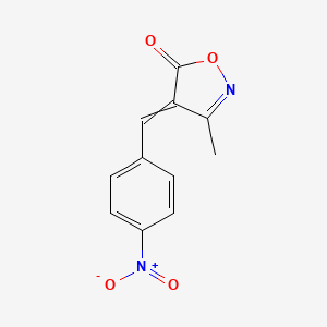 5(4H)-Isoxazolone, 3-methyl-4-[(4-nitrophenyl)methylene]-, (Z)-