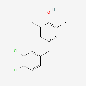 4-[(3,4-Dichlorophenyl)methyl]-2,6-dimethylphenol