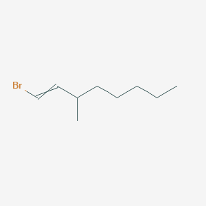 molecular formula C9H17Br B14593224 1-Bromo-3-methyloct-1-ene CAS No. 61271-91-8