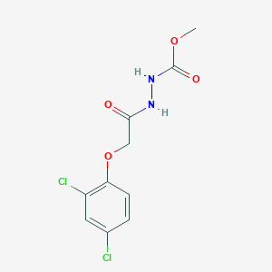 Methyl 2-[(2,4-dichlorophenoxy)acetyl]hydrazinecarboxylate