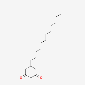 molecular formula C19H34O2 B14593302 5-Tridecylcyclohexane-1,3-dione CAS No. 61621-61-2