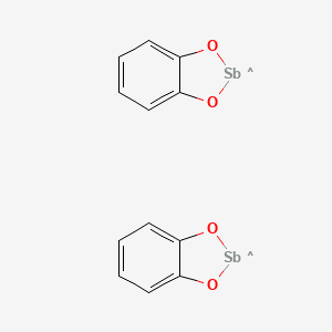 molecular formula C12H8O4Sb2 B14593307 CID 73849099 