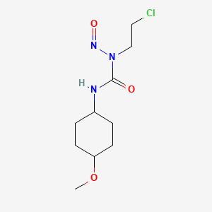 molecular formula C10H18ClN3O3 B14593336 Urea, 1-(2-chloroethyl)-3-(4-methoxycyclohexyl)-1-nitroso-, (Z)- CAS No. 61137-48-2