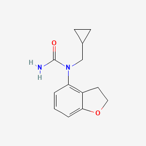 N-(Cyclopropylmethyl)-N-(2,3-dihydro-1-benzofuran-4-yl)urea