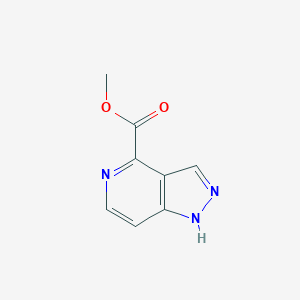 molecular formula C8H7N3O2 B1459341 1H-吡唑并[4,3-c]吡啶-4-甲酸甲酯 CAS No. 1140239-96-8