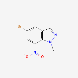 5-Bromo-1-methyl-7-nitro-1H-indazole