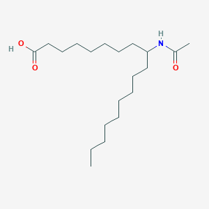 molecular formula C20H39NO3 B14593450 9-Acetamidooctadecanoic acid CAS No. 61078-72-6