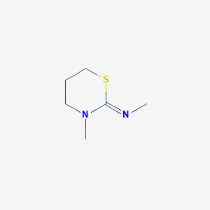 molecular formula C6H12N2S B14593474 (2Z)-N,3-Dimethyl-1,3-thiazinan-2-imine CAS No. 61452-21-9