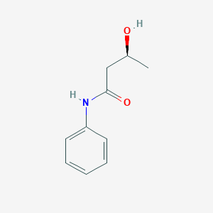 molecular formula C10H13NO2 B14593488 Butanamide, 3-hydroxy-N-phenyl-, (S)- CAS No. 61444-22-2