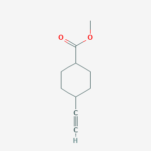 molecular formula C10H14O2 B1459349 Methyl 4-ethynylcyclohexane-1-carboxylate CAS No. 950824-18-7