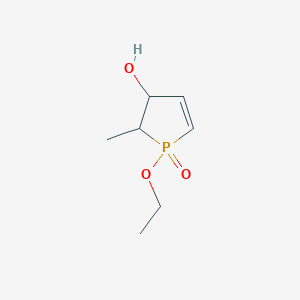 1-Ethoxy-3-hydroxy-2-methyl-2,3-dihydro-1H-1lambda~5~-phosphol-1-one