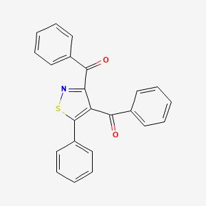 (5-Phenyl-1,2-thiazole-3,4-diyl)bis(phenylmethanone)