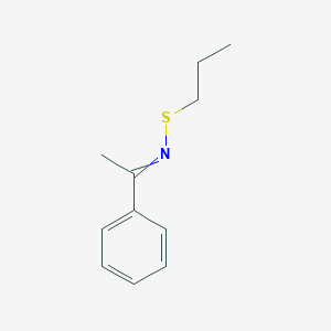 1-Phenylethan-1-one S-propylthioxime