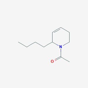 molecular formula C11H19NO B14593544 Pyridine, 1-acetyl-6-butyl-1,2,3,6-tetrahydro- CAS No. 61340-78-1