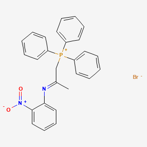 molecular formula C27H24BrN2O2P B14593577 {(2E)-2-[(2-Nitrophenyl)imino]propyl}(triphenyl)phosphanium bromide CAS No. 60661-84-9