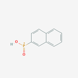 molecular formula C10H8O2P+ B14593592 Hydroxy(naphthalen-2-yl)oxophosphanium CAS No. 61260-18-2