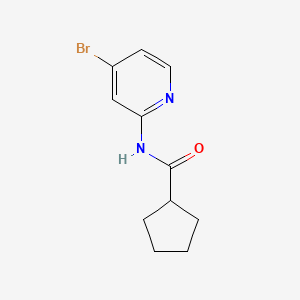 N-(4-Bromopyridin-2-yl)cyclopentanecarboxamide