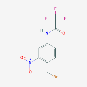 N-[4-(Bromomethyl)-3-nitrophenyl]-2,2,2-trifluoroacetamide